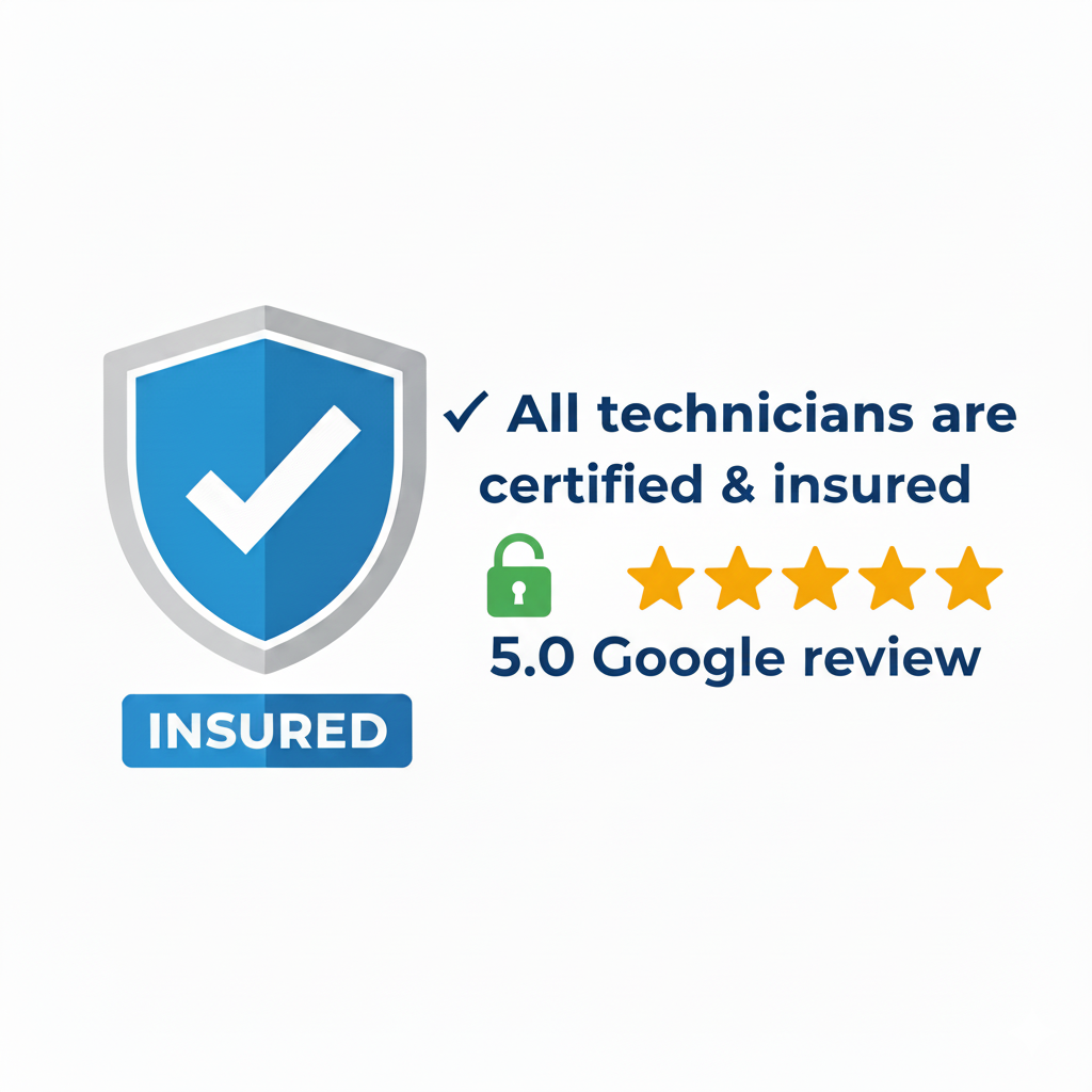 google review and insured ssl and certified