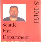 Seattle Fire Department certified technician ID card for Safe FireCheck owner